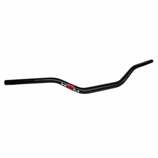 Manillar KRM Pro Ride D=28,6mm sin protector - Negro/Rojo