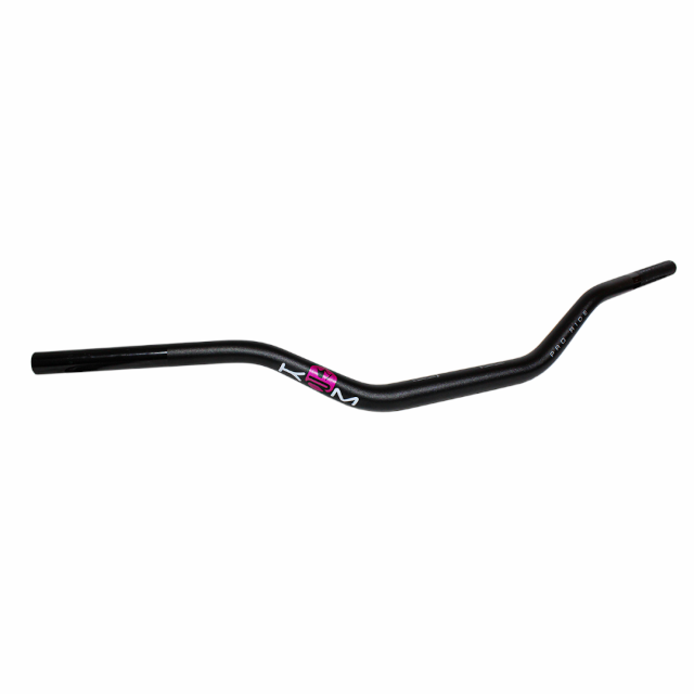 Manillar KRM Pro Ride D=28,6mm sin protector - Negro/Rosa