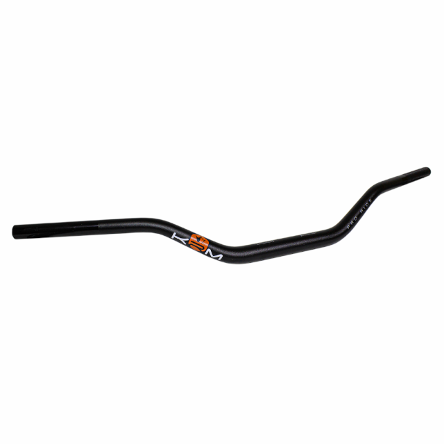 Manillar KRM Pro Ride D=28,6mm sin protector - Negro/Naranja