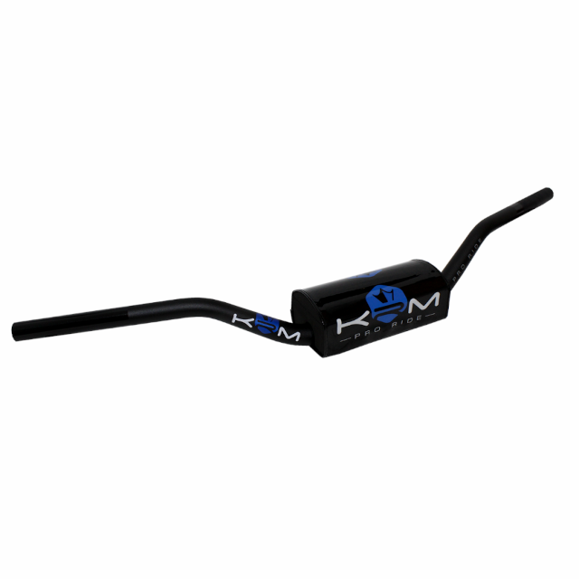 Manillar KRM Pro Ride D=28,6mm con protector - Negro/Azul