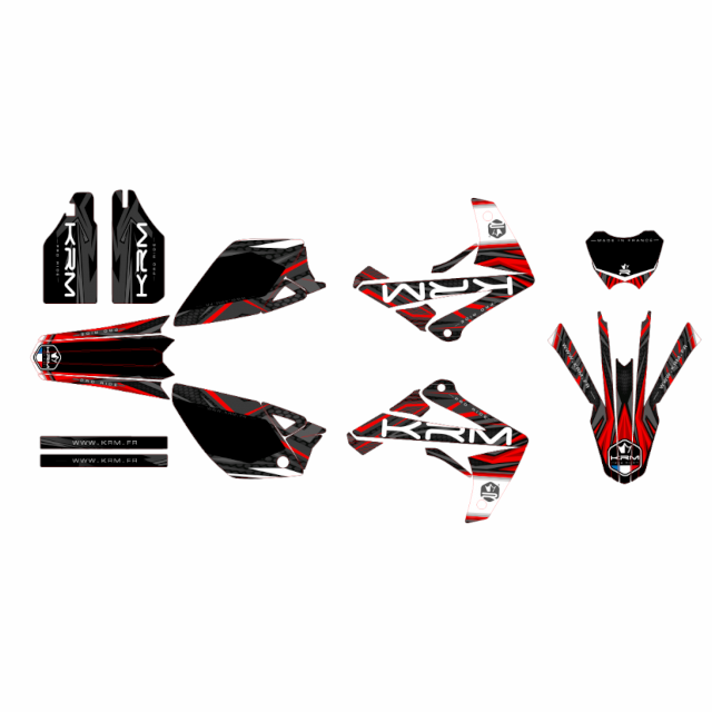 Kit pegatinas KRM Rieju MRT - Rojo