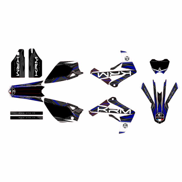 Kit pegatinas KRM Rieju MRT - Azul