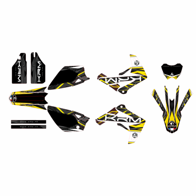 Kit pegatinas KRM Rieju MRT - Amarillo