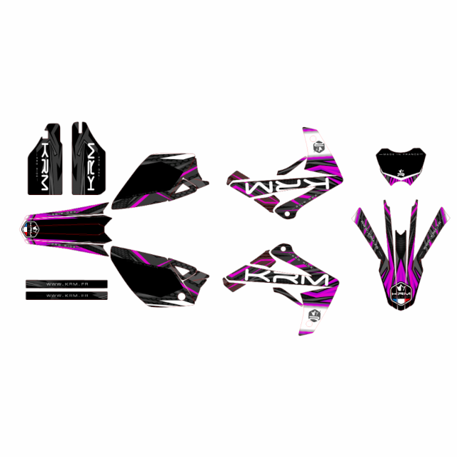 Kit pegatinas KRM Rieju MRT - Violeta
