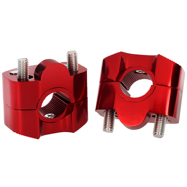 Torretas Manillar 22/28mm rojo AllPro