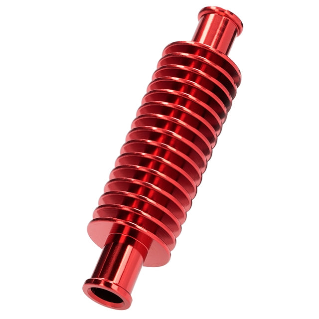 Radiador tubo refrigerante d=17mm 133x35mm VOCA Racing - Rojo