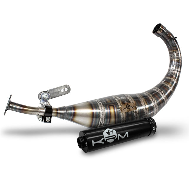 Escape Derbi 90-100cc KRM - Silenciador Negro