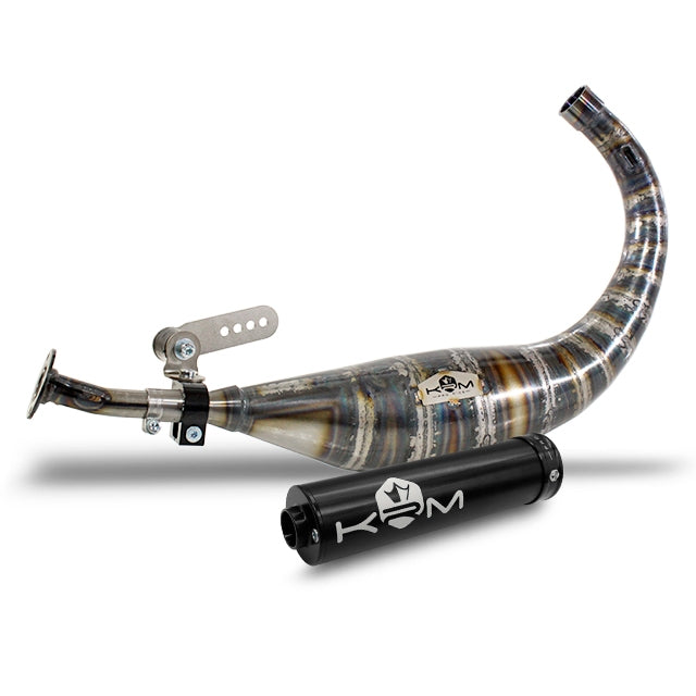 Escape Minarelli AM6 70-80cc KRM - Silenciador Negro
