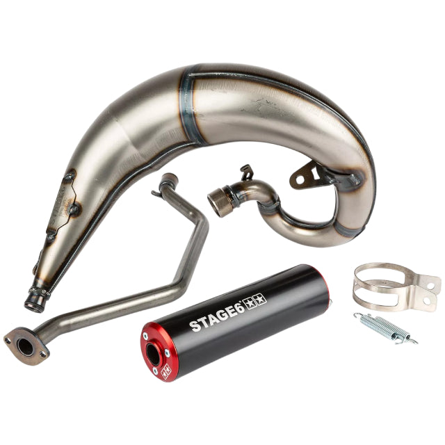 Escape Stage6 Streetrace por arriba Sherco SE / SM - Silenciador Negro/Rojo