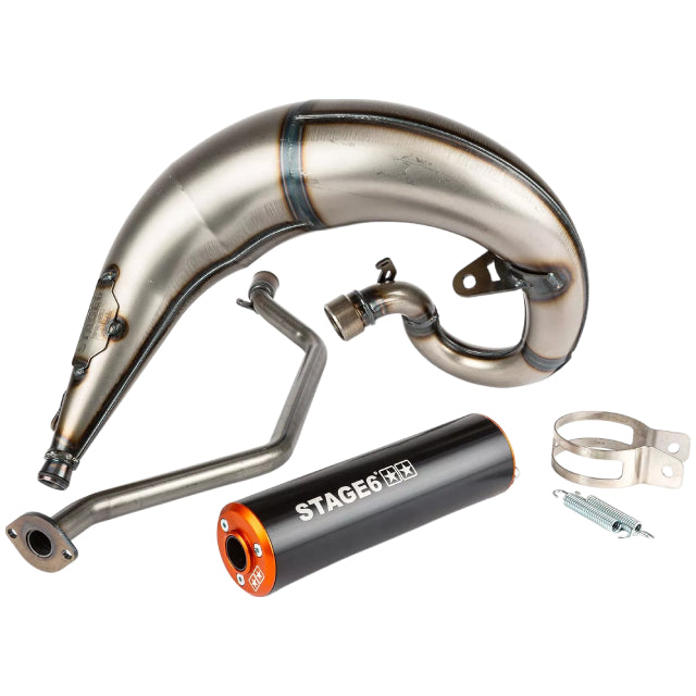 Escape Stage6 Streetrace por arriba Sherco SE / SM - Silenciador Negro/Naranja