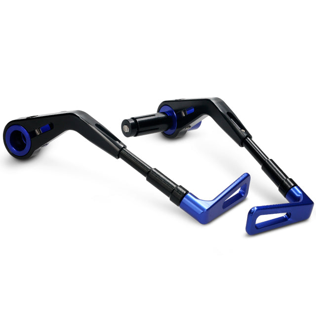 Protector de manetas universal aluminio CNC Voca Racing - Azul