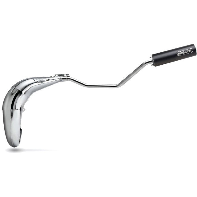 Escape Derbi Senda DRD / SM / Aprilia RX / SX 50 Yasuni CROSS ML Cromado lado izquierdo (CE) - Silenciador Negro