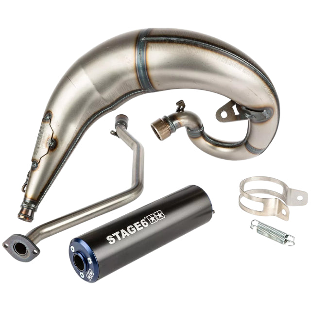 Escape Stage6 Streetrace por arriba Rieju MRT - Silenciador Azul/Negro