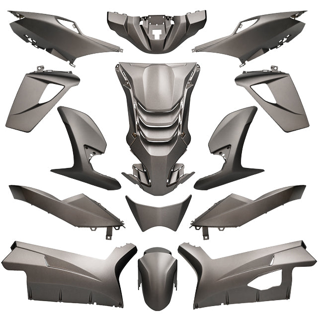 Kit de carenados Peugeot Speedfight 4 14 piezas Allpro - Gris Mate