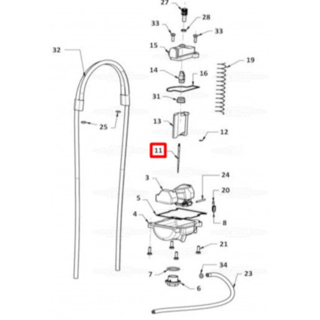 Aguja Keihin N1EE Gas Gas EC 125-200-250-300