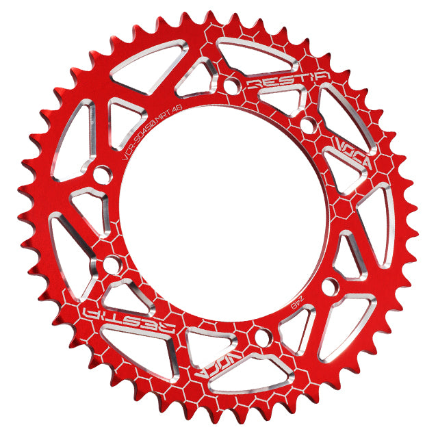 Corona Derbi Senda >00 / MRT / XP6 Z-48 420 Aluminio CNC VOCA - Rojo