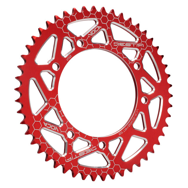 Corona Derbi Senda SM DRD /GPR Nude / Aprilia RS4 Z-50 420 Aluminio CNC VOCA - Rojo