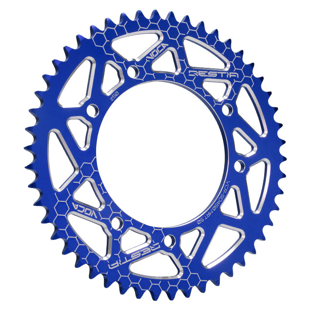 Corona Derbi Senda SM DRD /GPR Nude / Aprilia RS4 Z-50 420 Aluminio CNC VOCA - Azul