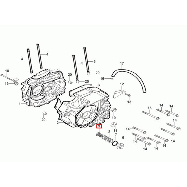 Malla filtro de aceite Rieju 250 Tango