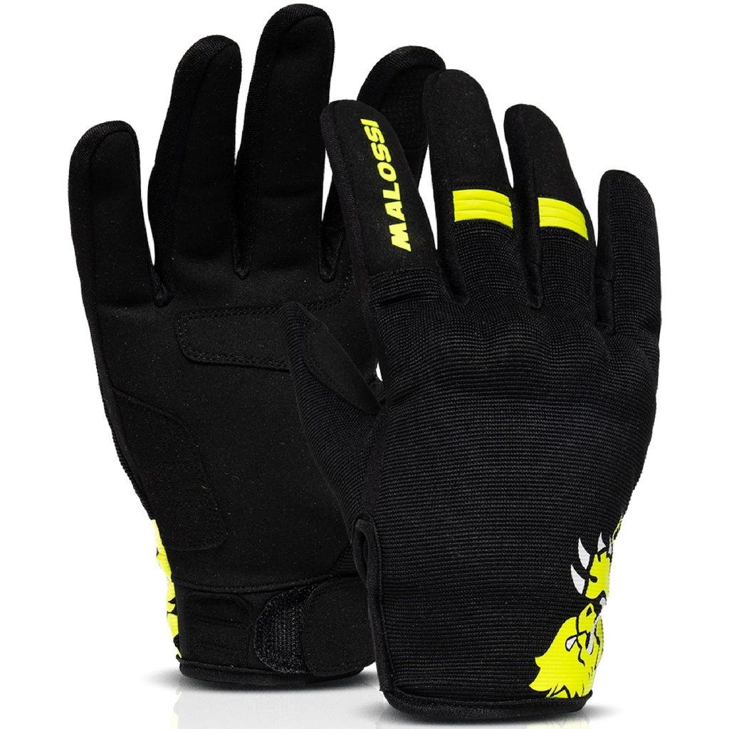 Guantes M-Gloves amarillos entretiempo Malossi - talla L