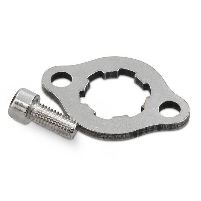 Pletina cierre piñón M5 Derbi Senda DRD / Aprilia RX 50 antiguos modelos Allpro