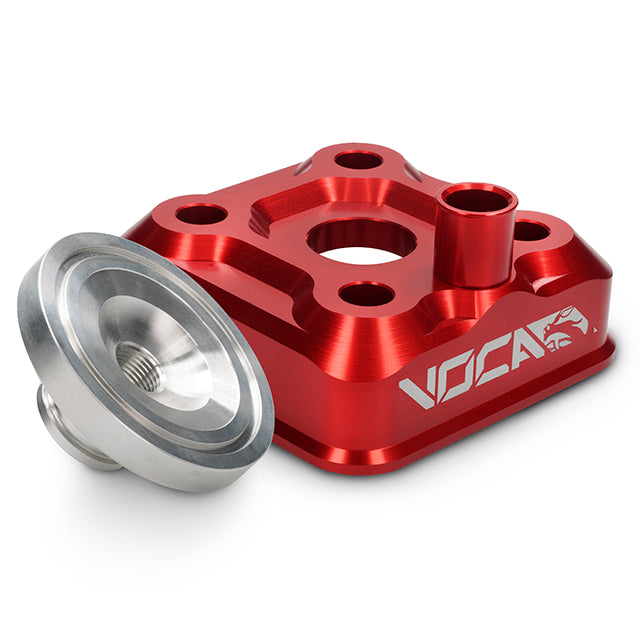 Culata modular VOCA Race Head 46mm, Yamaha DT LC/D, rojo