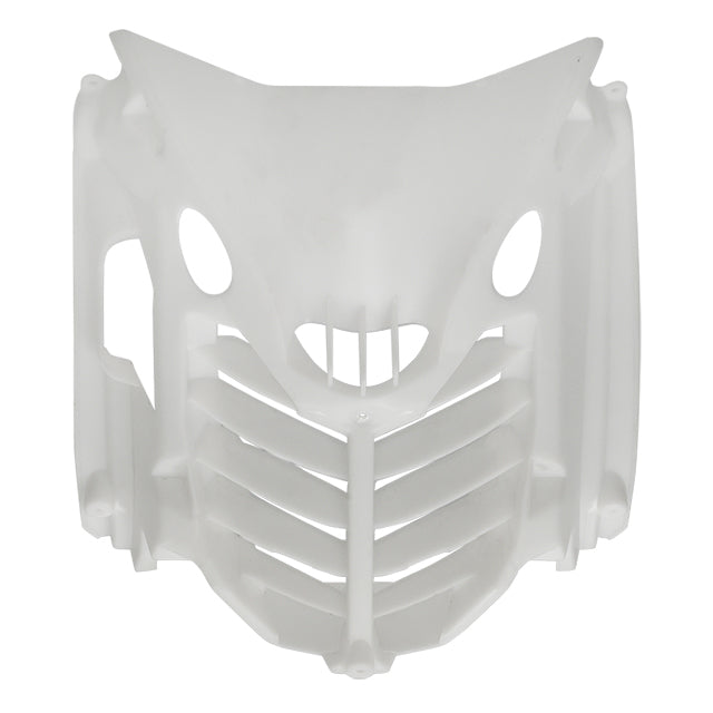 Frontal inferior rejilla radiador Yamaha Aerox / MBK Nitro <2013 AllPro blanco
