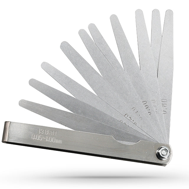 Galga de espesores 13 hojas 0,05-1,00mm AllPro