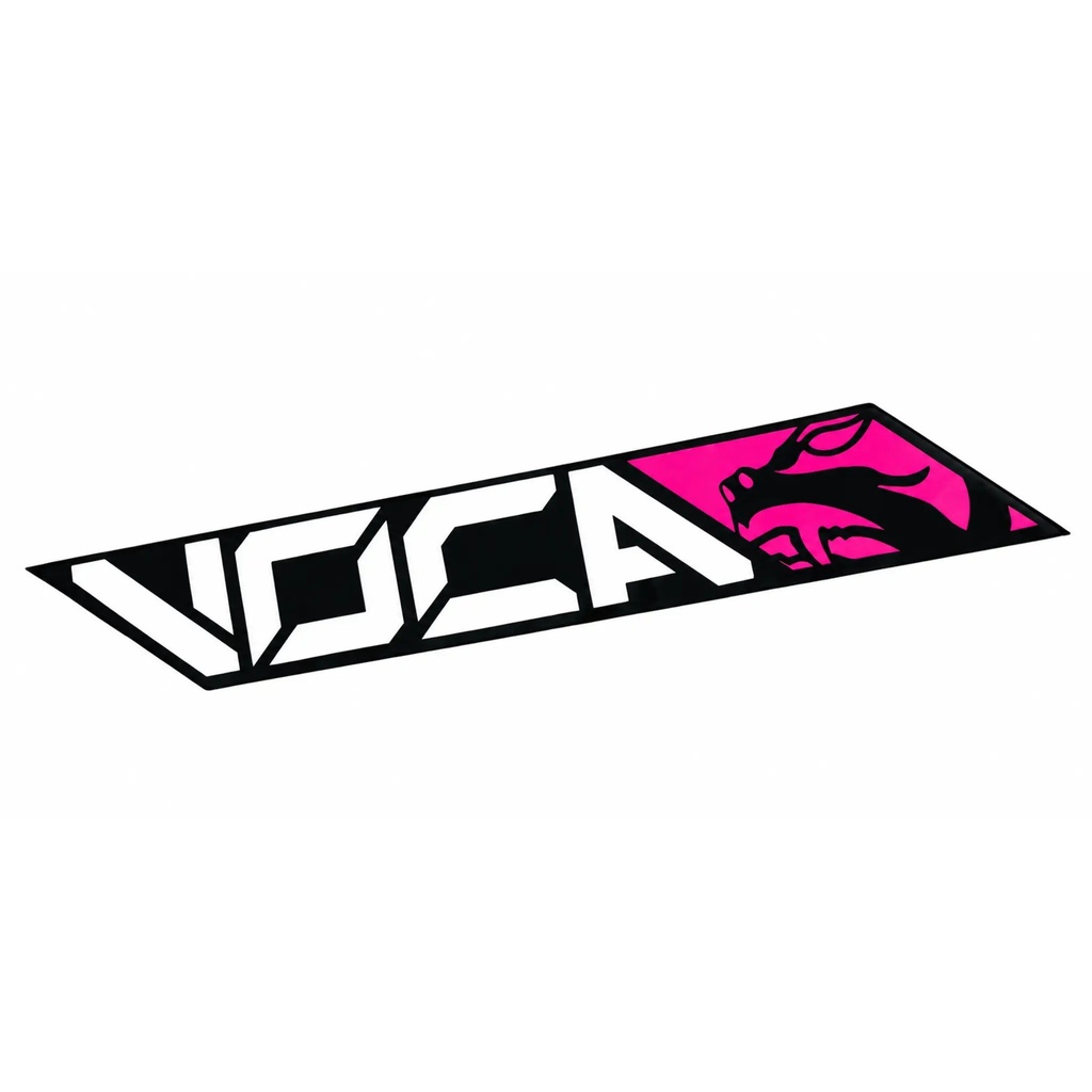 Pegatina VOCA NEW Logo (11x4cm) - Rosa