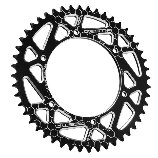 Corona Derbi Senda SM DRD /GPR Nude / Aprilia RS4 Z-48 420 Aluminio CNC VOCA - Negro