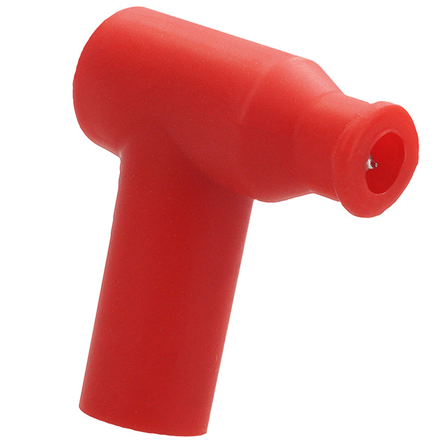 Pipa bujía silicona 90º AllPro - Rojo