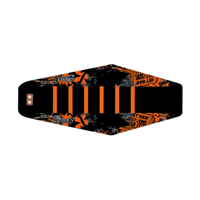 Funda asiento Derbi X-Treme / X-Race >2011 Stage6 - negro/naranja
