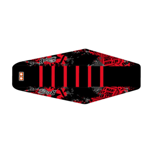 Funda asiento Derbi X-Treme / X-Race >2011 Stage6 - negro/rojo