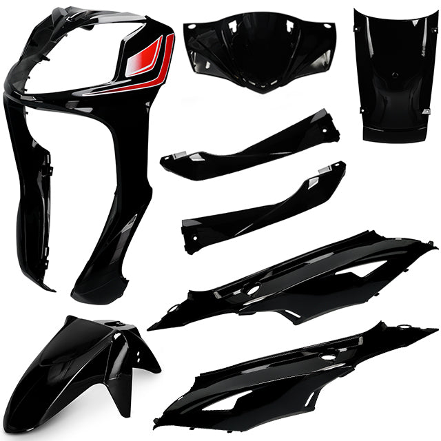 Kit Carenados SYM Symphony SR125 8 piezas AllPro - Negro