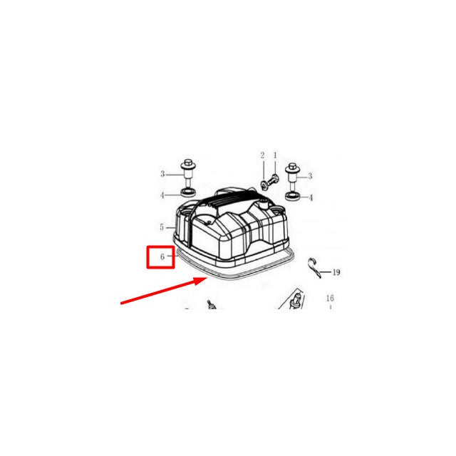 Junta tapa balancines motor Rieju Tango/AC/Strada 125