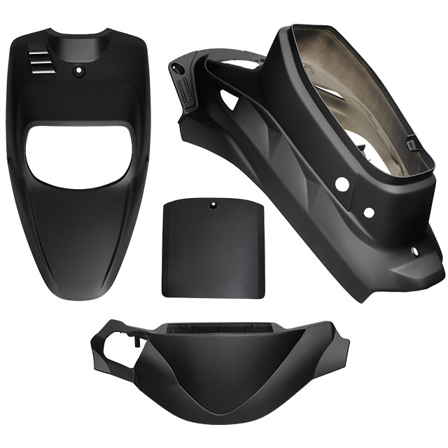 Kit de carenados Yamaha BWs / MBK Booster 99-03 4 piezas negro mate AllPro