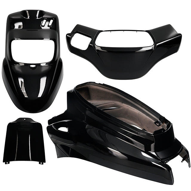 Carenados Yamaha BWs / MBK Booster 12” >2004 4 piezas negro metalizado AllPro