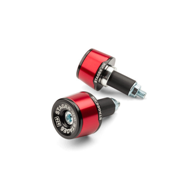 Contrapesos manillar 22mm anodizados Stage6 - rojo