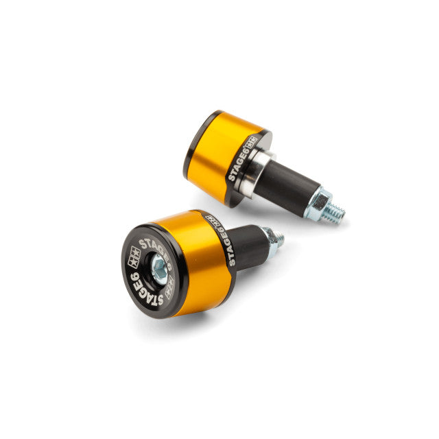 Contrapesos manillar 22mm anodizados Stage6 - amarillo