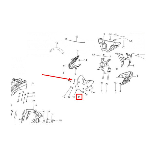 Cúpula Rieju Strada 125 18-19