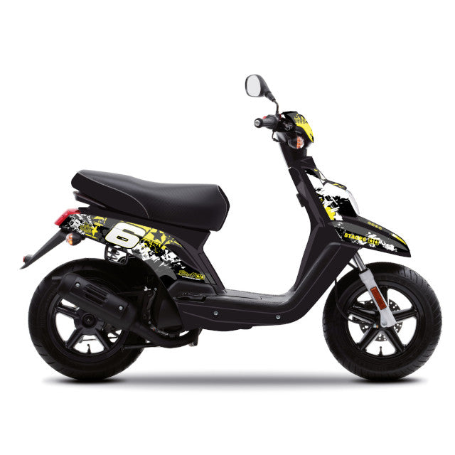 Kit de adhesivos Yamaha Bw's / Booster >2004 Stage6 - Amarillo / Negro 