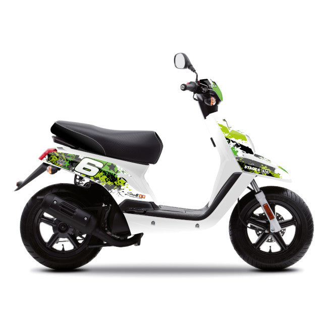 Kit de adhesivos Yamaha Bw's / Booster >2004 Stage6 - Verde / Negro 