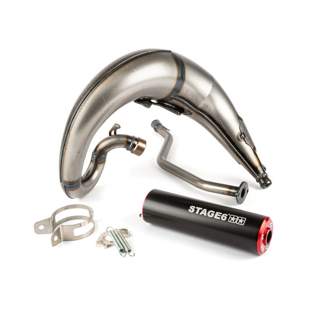 Escape Yamaha DT 50 Stage6 Streetrace High Mount - Rojo / Negro