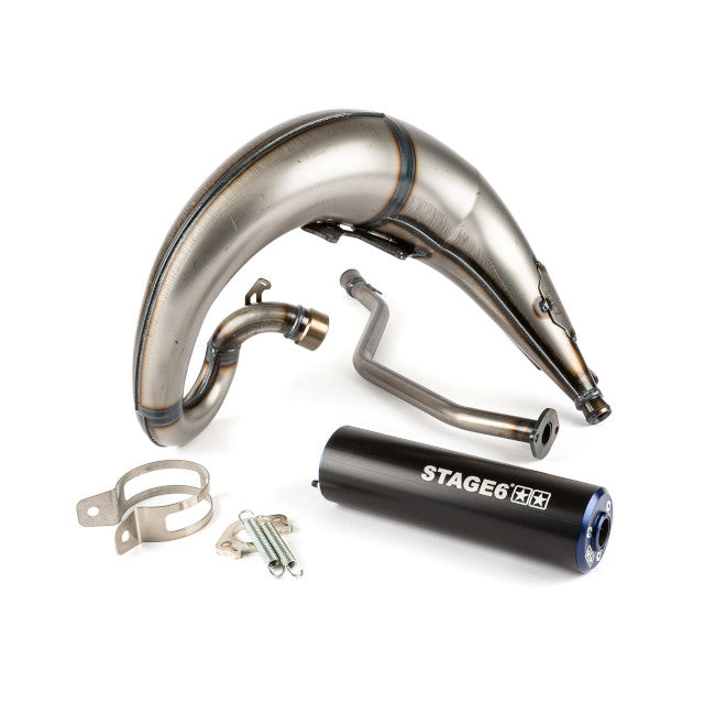 Escape Yamaha DT 50 Stage6 Streetrace High Mount - Azul / Negro