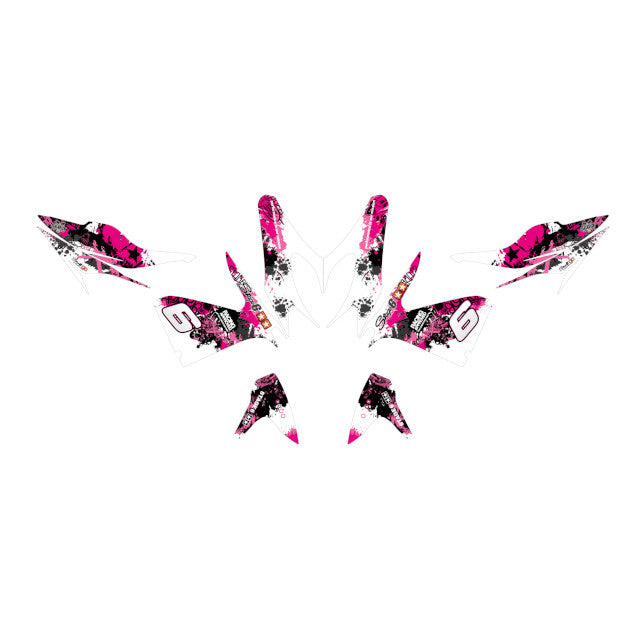 Kit adhesivos Yamaha Aerox <2013 Stage6 - Rosa/Negro