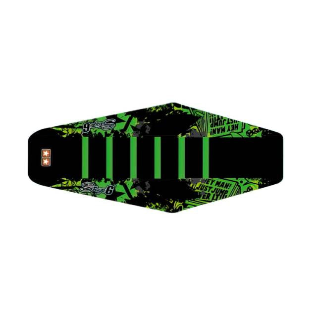 Funda asiento Derbi Senda 50cc 05-10 Stage6 - Negro/Verde