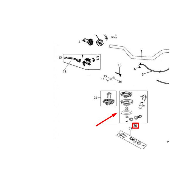 Cerradura completa Rieju Century / Tango 125