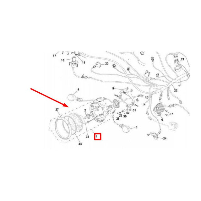 Óptica completa Rieju Tango 125