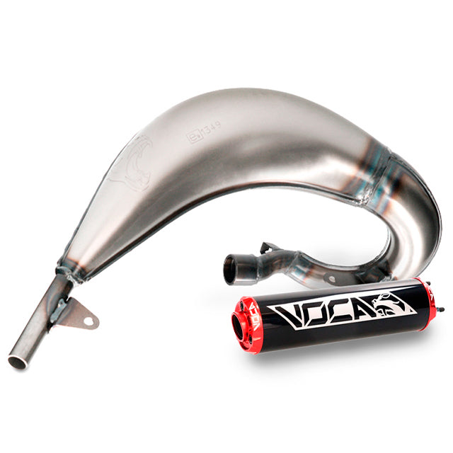 Escape Beta RR Enduro/SM 12-20 lado derecho VOCA Cross (CE) - silenciador rojo
