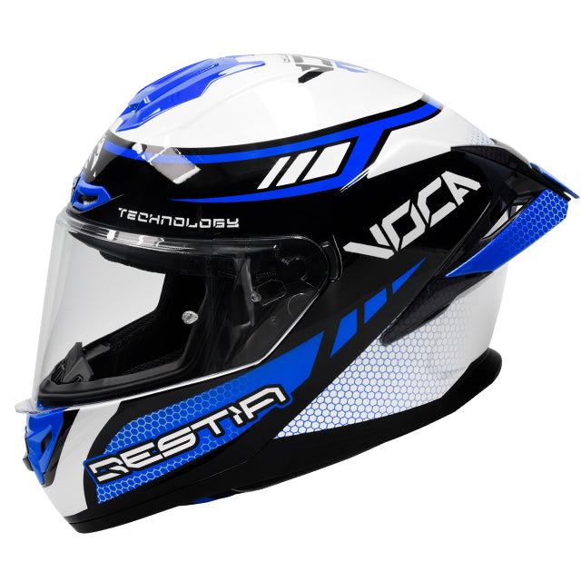 Casco integral VOCA Bestia azul poison - talla S